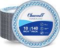 Clawsoff 10 Inch 140 Count Paper Plates Heavy Duty Disposable Plates Blue | Cut by BuyNow