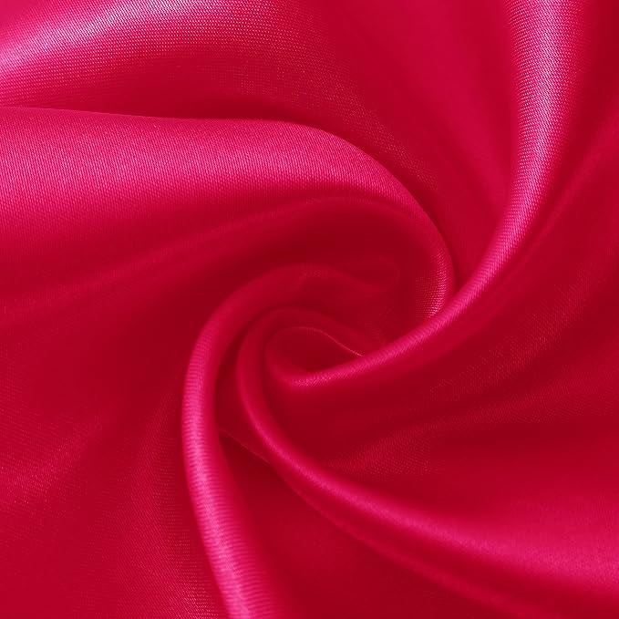 Horbaunal 6 Pack Satin Runners 12 x 108 Inch, Hot Pink | Bright Silky Smooth - Image 6