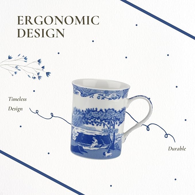 Portmeirion Spode – Blue Italian – Mug – 12 oz - Image 6
