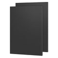 ABS Plastic Sheet 8" x 12" x 1/4" Thick (6mm) Black Rigid Moldable Thermoplastic Board for Crafts, DIY Projects, Home Decor - Textured & Smooth Surface, Pack of 2