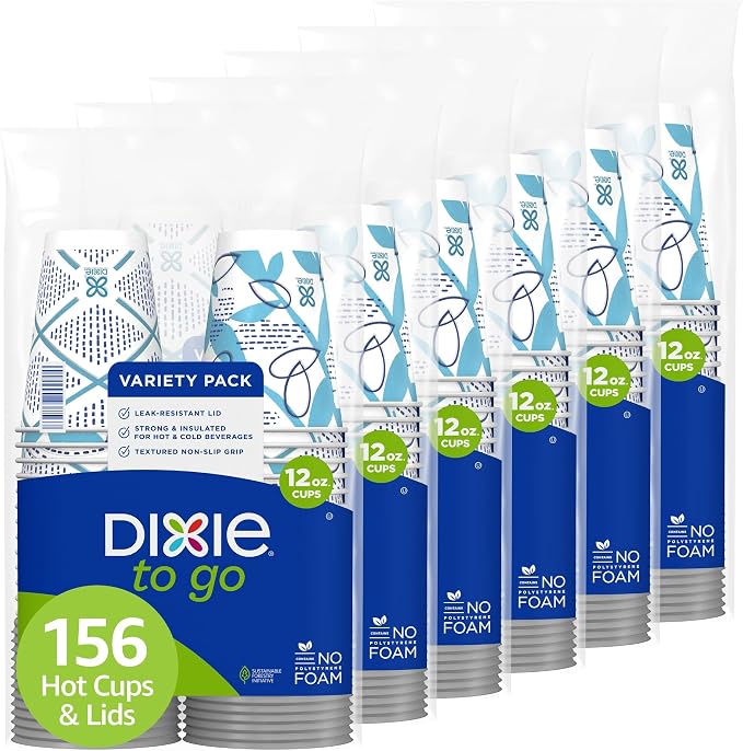 Dixie To Go Paper Coffee Cups by Unknown