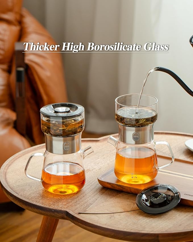 ZENS Modern Glass Infuser Pot Set - Image 4