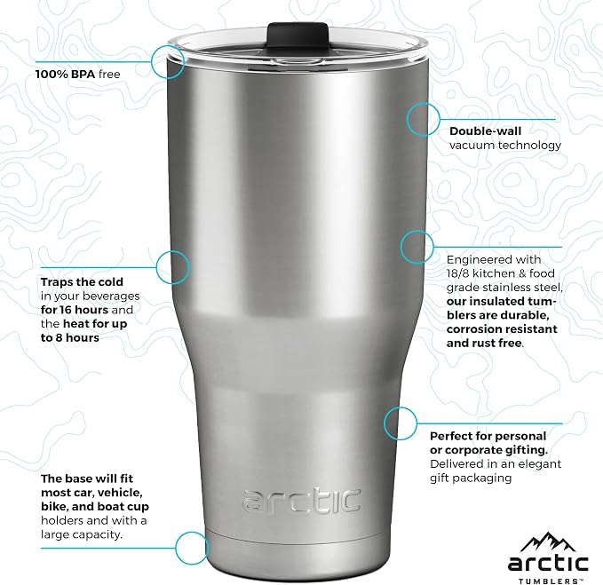 | 30 oz Rose Pink Insulated Tumbler - Image 5