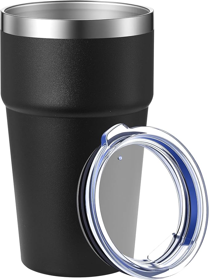 MEWAY 16oz Tumbler Double Wall Vacuum Insulated Travel Mug Bulk, Stainless by MEWAY