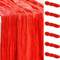 6 Pack Red Cheesecloth Table Runner 35x120 Inch 10Ft Rustic Gauze Cheese Cloth by SuBleer