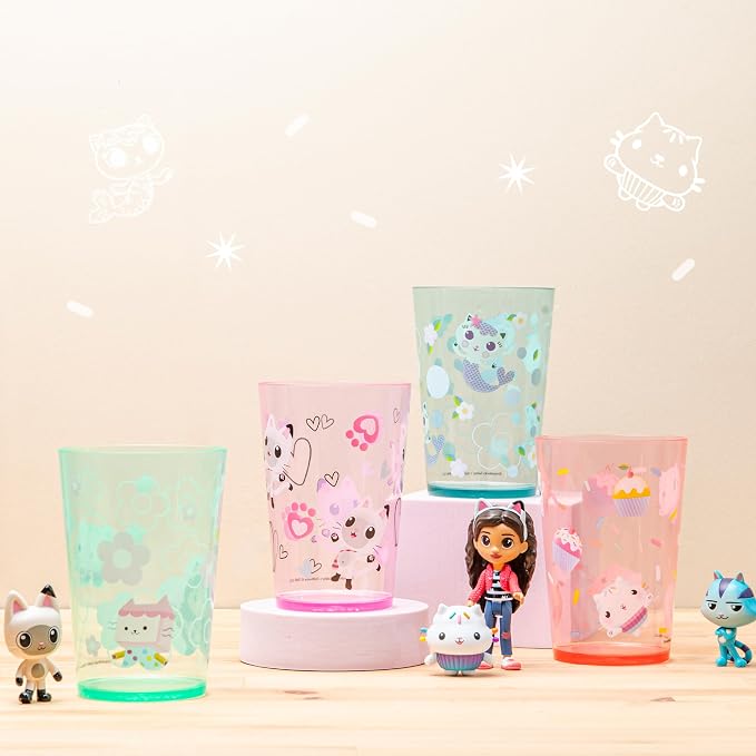 Zak Designs DreamWorks Gabby's Dollhouse Nesting Tumbler Set - Image 3