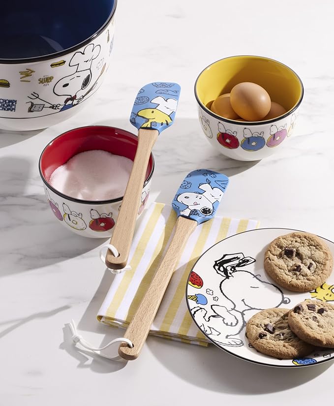 Lenox Chef Snoopy Silicone Spatula Set, 2-Piece | Silicone, dishwasher safe | - Image 3