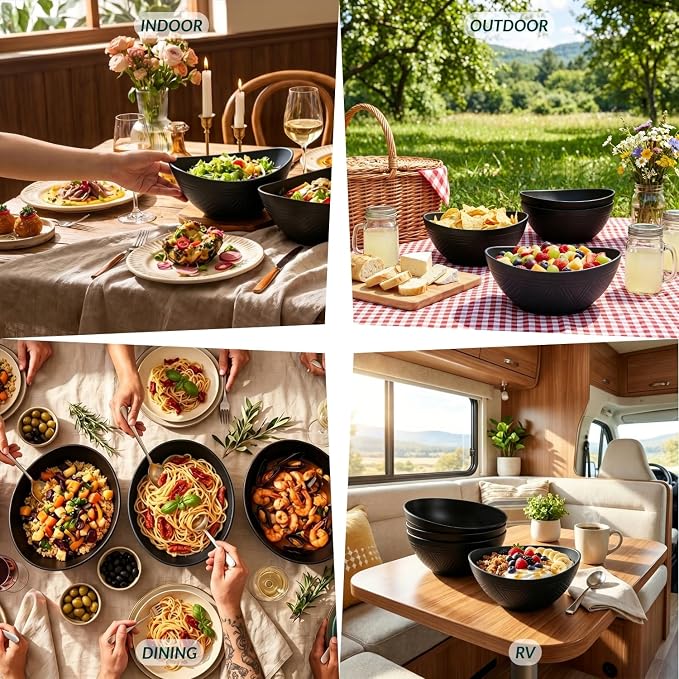 9.6 inch Serving Bowls, Large Serving Dishes - Image 8