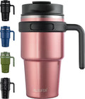 20 oz Insulated Travel Coffee Mug Tumbler by ALOUFEA
