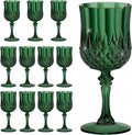 7OZ Plastic Wine Glasses, Reusable Vintage Goblets Unbreakable Drinking Glasses by Unknown