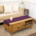 Solino Home Cotton Linen Dining Table Runner Purple Hemstitch, 14 x 48 in | by SolinoHome