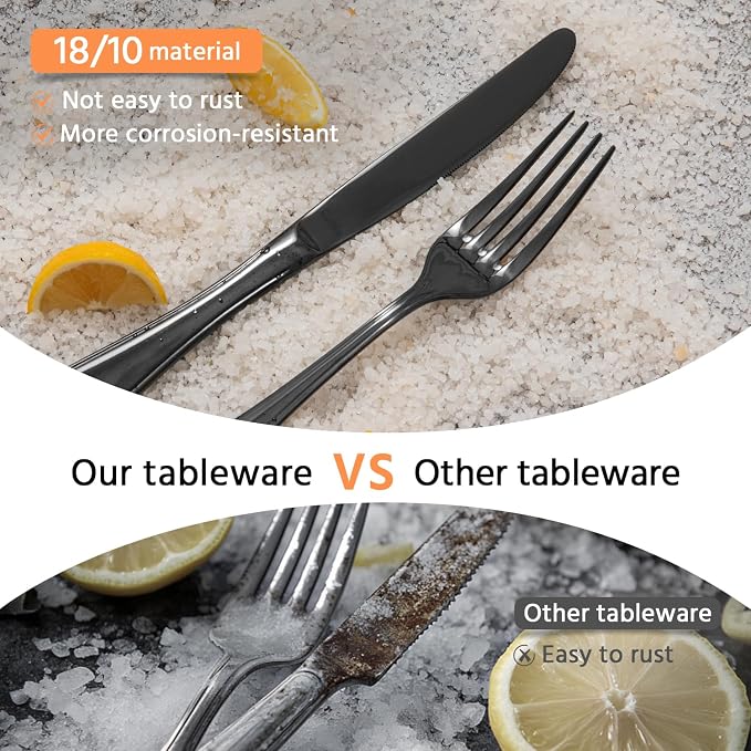 18/10 Stainless Steel Silverware Set - Image 6