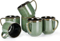 LERATIO Ceramic Coffee Mugs Set of 6, 12oz Handmade Coffee Mugs Set | Large by LeRatio