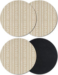 Modern Minimalist Coasters Set of 4, Absorbent Coasters by Unknown