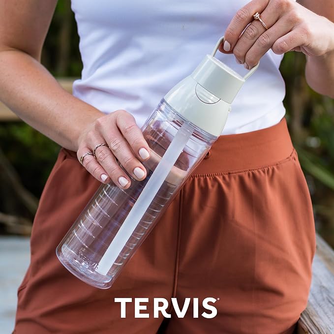 Tervis 24oz Tritan Water Bottle | Clear | Made in USA, Double-wall Insulated - Image 9
