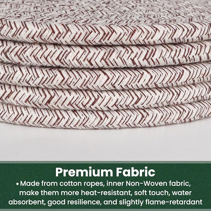 8 Inch Trivets for Hot Dishes, Hot Pots and Pans, Thick Heat Resistant - Image 3