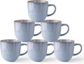 AmorArc 12oz Coffee Mugs, Ceramic Coffee Mugs set of 6 by AmorArc