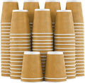 Lamosi 100 Pack Coffee Cups 8 oz, Disposable Paper Coffee Cups No Lids | by BuyNow