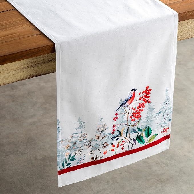 Maison d' Hermine Table Runner 100% Cotton 14.50" x 72" | Table Runners 72 - Image 9