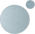 Set of 8 PU Leather Placemats, Waterproof Coffee Coasters, Kitchen Table Mats, Easy to Wipe Off for Dining Round Table