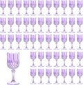 7OZ Plastic Wine Glasses, Reusable Vintage Goblets Unbreakable Drinking Glasses by Unknown