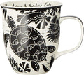 Karma Gifts 16 oz Black and White Boho Mug Sea Turtle by KarmaGifts