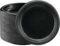 PLASTICPRO 400 PCS Black Plastic Plates Light Weight 9 Inch Plastic Dinner by PLASTICPRO