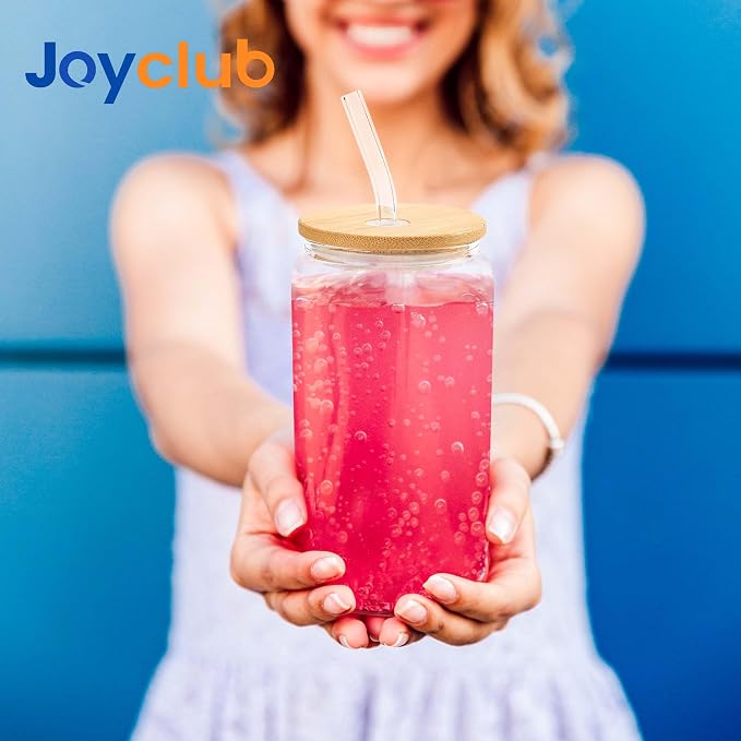 Joyclub 4pcs 16Oz Glass Cups - Image 7