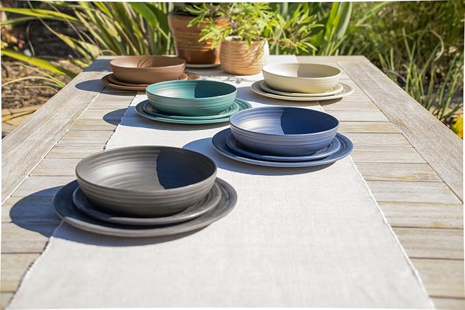 Matte Artisan 8.5'' Durable Planta Salad Plates, Shatter-Resistant and - Image 5