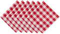 DII Checkered Tabletop Collection 100% Cotton, Machine Washable, Napkin Set by DII