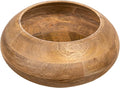 Bloomingville Modern Round Wood Bowl, Natural Finish by Bloomingville