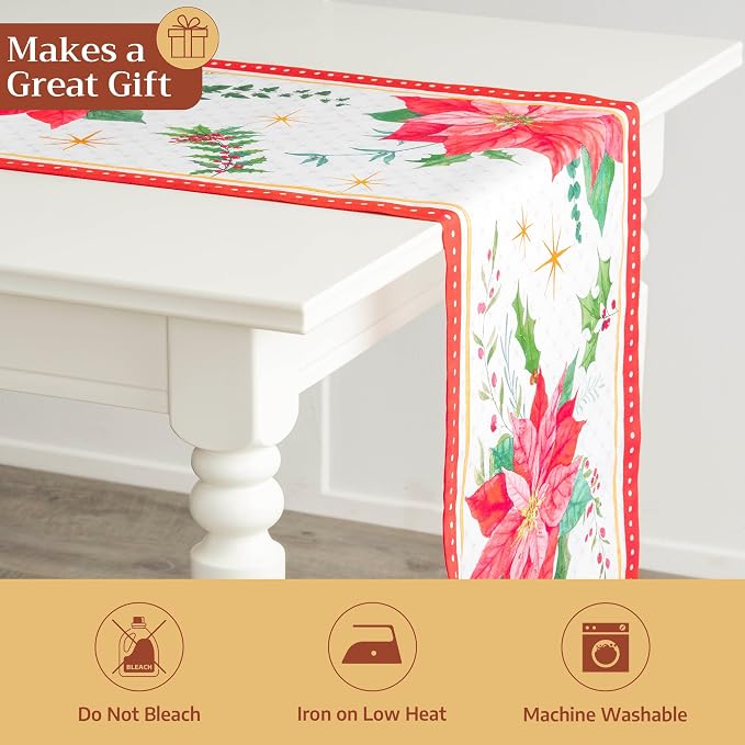 Maison d' Hermine Table Runner 100% Cotton 14.50" x 72" | Table Runners 72 - Image 5