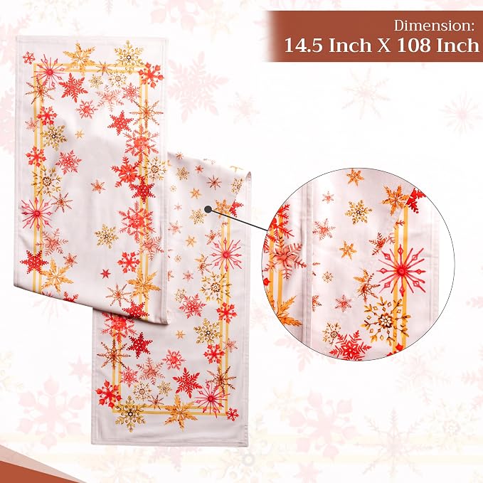 Maison d' Hermine Table Runner 100% Cotton 14.50" x 108" | Table Runners 108 - Image 4