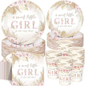 Funnymoom 250 Pcs Boho Baby Shower Decorations by Funnymoom