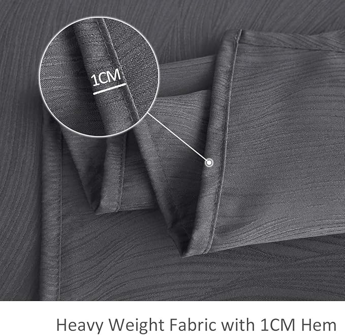 maxmill Jacquard Tablecloth Swirl Design Water Resistance Antiwrinkle Heavy Weight Soft Table Cloth for Buffet Banquet Parties Event Holiday Dinner Square 52 x 52 Inch Charcoal