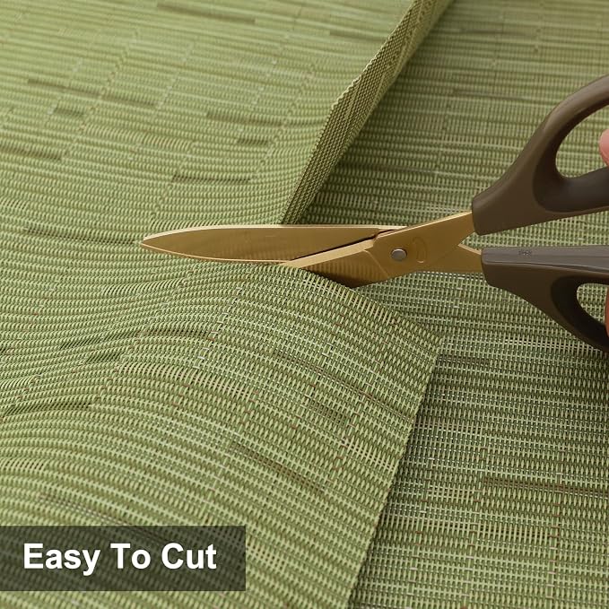 Table Runner 72 Inches Long, Vinyl Woven Heatproof Table Runners | Washable - Image 7