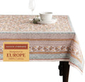 Maison d' Hermine Table Cloth Rectangle Table 100% Cotton 54 x 72 Inches Fall Tablecloth Reusable Everyday Use for Thanksgiving Christmas Decorations Dining Farmhouse Party (Nila)