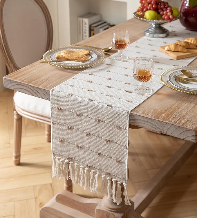 Caflife Boho Table Runner 72 Inchs Long - Image 2