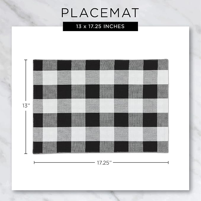DII PVC Tabletop Collection Woven Indoor/Outdoor, Placemat Set, 6 Piece - Image 8