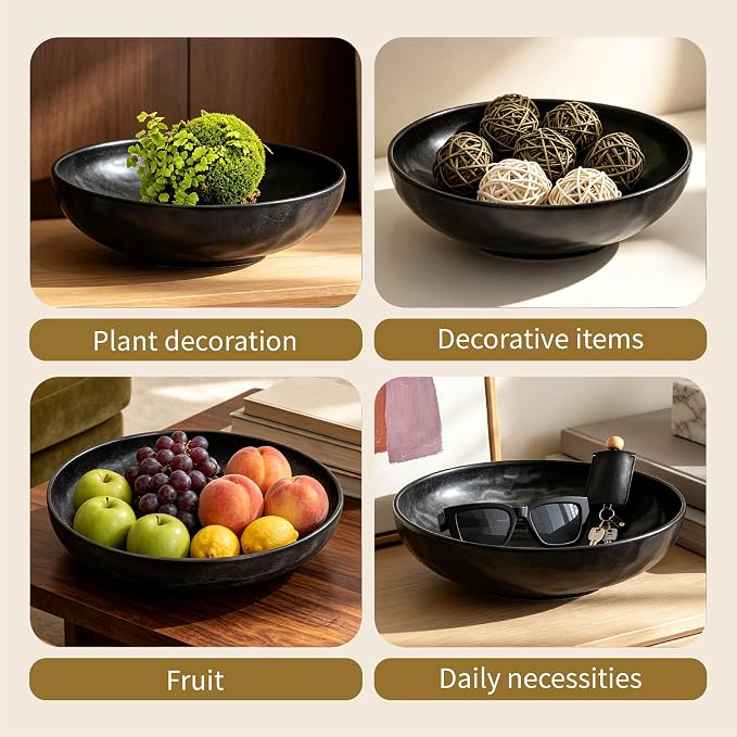 Ceramic Decorative Bowl, Reinforced Ceramic Catchall Bowl - Image 7