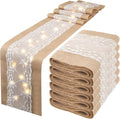 Xinnun 6 Pack Burlap Table Runner by Xinnun