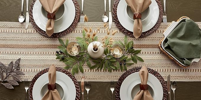The Home Talk Premium Cotton Designer Table Runner - Image 2