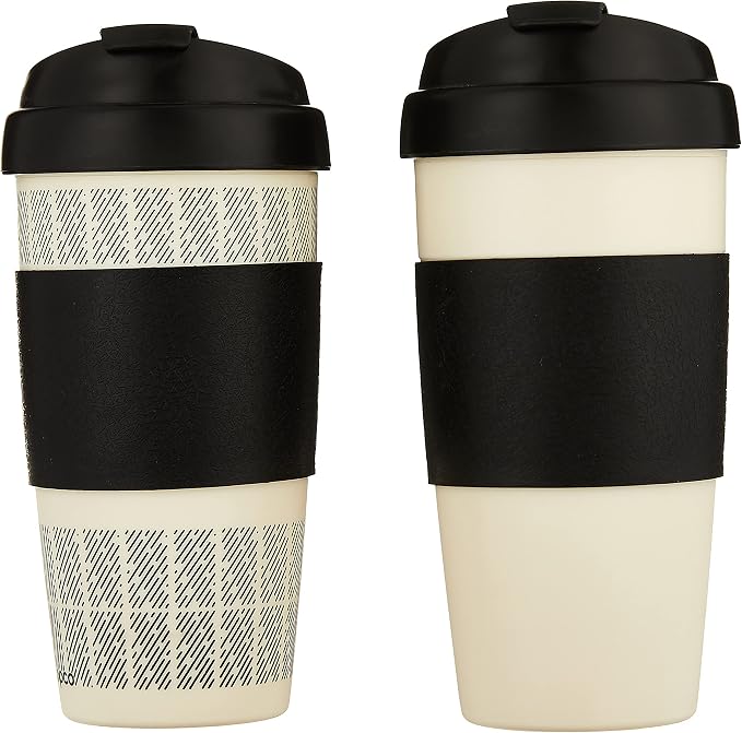 Copco 5237160 Reusable, Insulated Double Wall Travel Mugs 16-ounce White/Black - Image 2