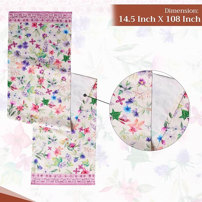 Maison d' Hermine Table Runner 100% Cotton 14.50" x 108" | Table Runners 108 - Image 4