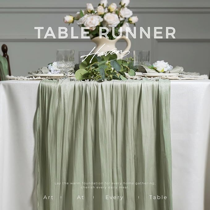 Leetaltree Dazzle Table Runner -Luxury Scarf Table Runner 120 Inch 10FT - Image 2
