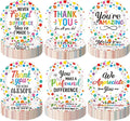 Gerrii 60 Pcs Thank You Themed Party Plates 7 Inch We Appreciate You Disposable by Gerrii