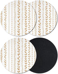 Modern Minimalist Art Coasters Set of 4, Absorbent Coasters by Unknown