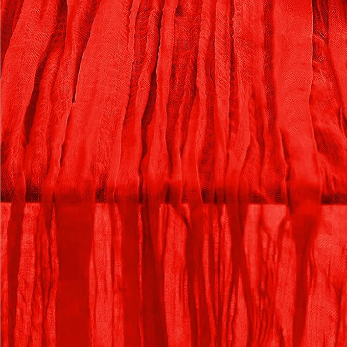 10 Pack Red Cheesecloth Table Runner 35x120 Inch 10Ft Rustic Gauze Cheese Cloth - Image 6