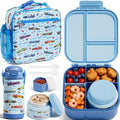 Fimibuke Kids Bento Lunch Box w/Insulated Water Bottle, Lunch Bag & Thermo | by Fimibuke