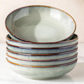 GBhome 8.5'' Ceramic Pasta Bowls, 36oz Stoneware Salad Bowls Set of 6 | by GBhome